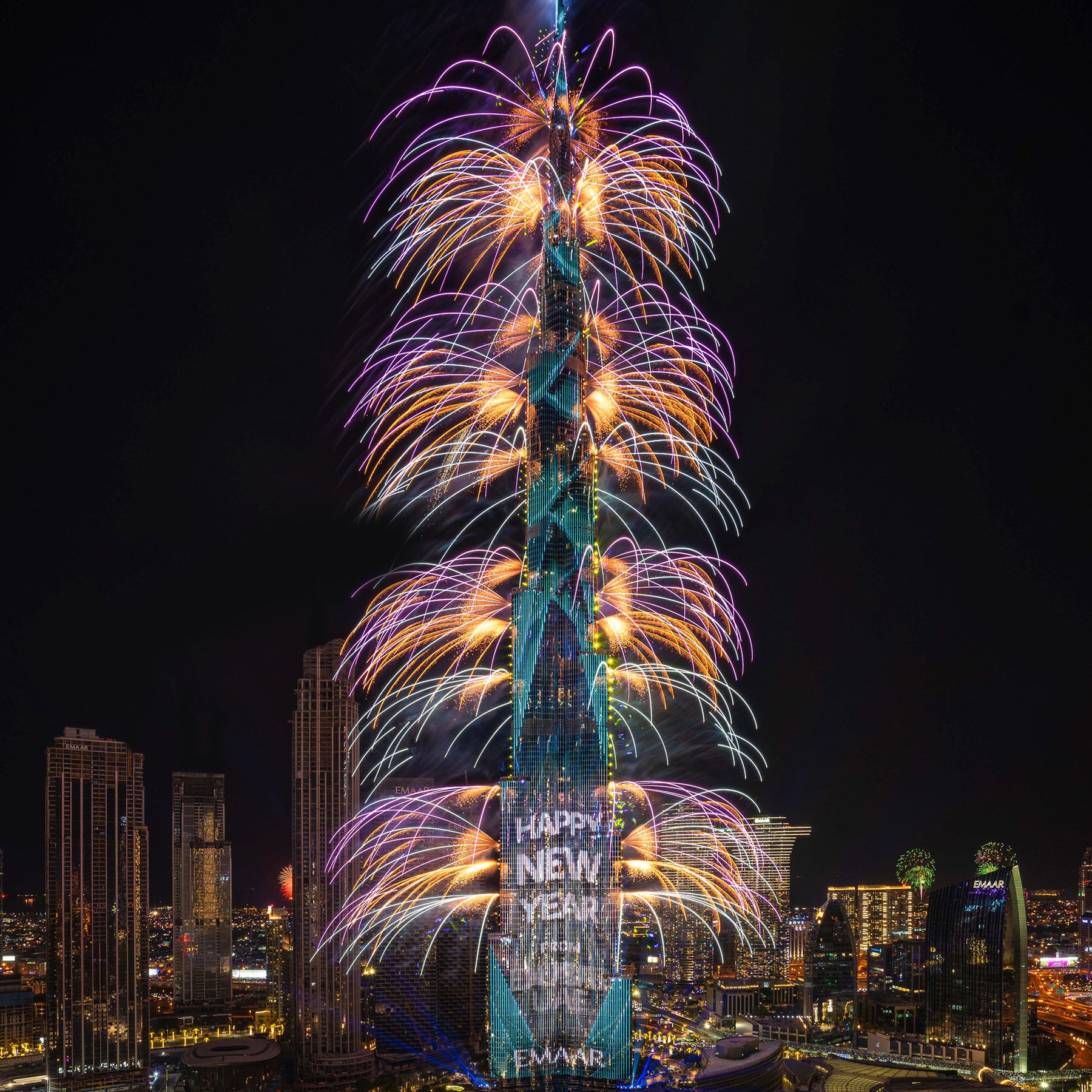 Fireworks Burj Khalifa 