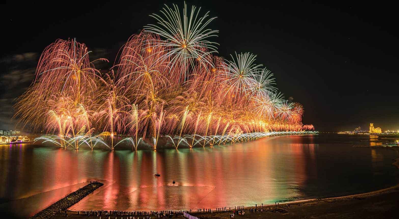 Record breaking New Year's Eve Fireworks in Ras Al Khaimah My Love UAE