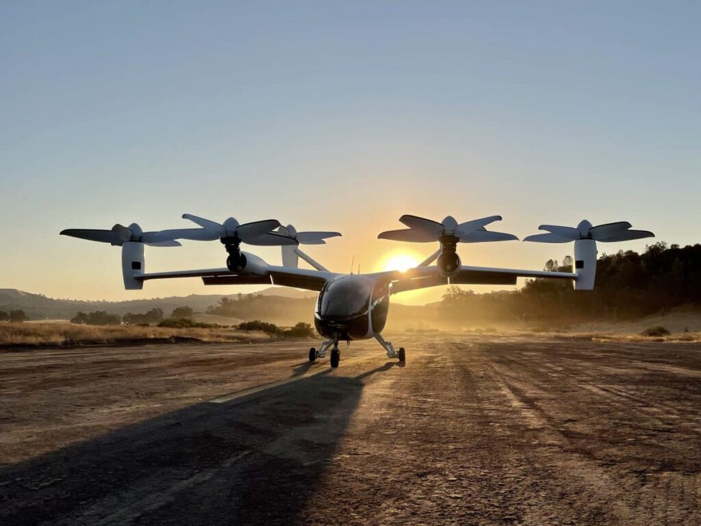 Flying taxis in Dubai